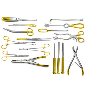 Juego de 25 Piezas de Instrumentos Quirúrgicos Ortopédicos Básicos de Acero Inoxidable, Kit de Instrumentos Quirúrgicos Manuales con Certificación CE ISO13485 - Product Image 5