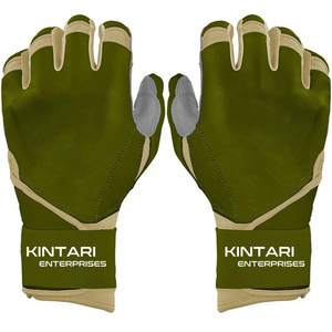 Gants de frappeur de baseball en cuir véritable avec pouce rembourré et sangle de poignet pour les acheteurs en gros et les équipes du monde entier pour l'approvisionnement en vrac - Product Image 5
