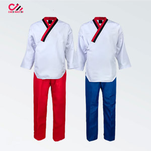 Ensembles d'uniformes de Taekwondo personnalisés et élégants, logo personnalisé, légers, respirants, vêtements de karaté, uniforme de Taekwondo - Product Image 2