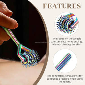 Roue de Wartenberg neurologique à 5 têtes en acier inoxydable, outil de diagnostic manuel, certifié CE ISO Classe I, fournisseur OEM ODM en gros - Product Image 3