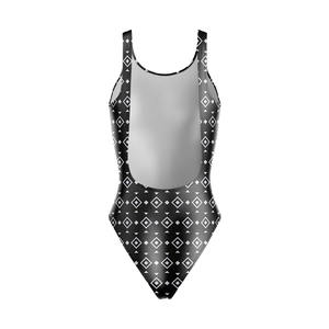 Maillot de bain une pièce pour femme avec motif floral 3D, logo frontal, respirant et décontracté, idéal pour la plage - Product Image 6