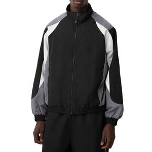 Survêtement rétro vintage pour homme, coupe-vent à rayures, surdimensionné, fermeture éclair, coupe-vent pour homme, best-seller - Product Image 6