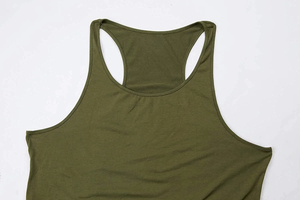 Débardeurs Homme Vintage Tricotés Respirants pour Fitness et Gym, Couleur Unie Personnalisable, Vente en Gros, Nouveauté Tendance - Product Image 4