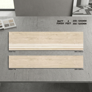 Carreaux de marche antidérapants en porcelaine Vistaar Matt Finish 48x12 48x8 GVT, 11 mm, marbre noir vert, 30x60 - Product Image 6