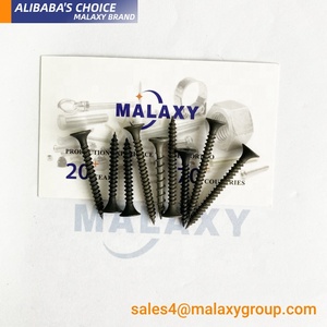 MALAXY Viti per Cartongesso e Gesso, Viti in Plastica, Viti per Acciaio e Legno, Viti Nere DIN per Metallo - Product Image 2