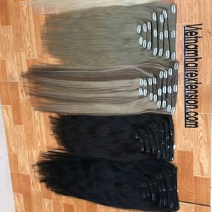 Extensiones de Cabello Vietnamitas con Clip, 100% Cabello Virgen Remy, Origen Hanoi, 100g - Product Image 3
