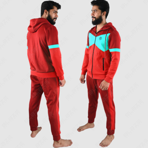 New Premium Wear Zipper up Contrast Color Training Jogging Outdoor Nylon Tracksuit Men Sportswear Windbreaker Men's Tracksuit - Product Image 1