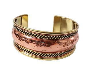 Pulsera de cobre abierta, brazalete de cobre ayurvédico, pulsera de cobre india, pulsera de cobre unisex, joyería de cobre de moda - Product Image 4