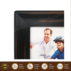 Exporter of High Quality Unique Design <b>Black</b> Antique Color Mango Wood Photo Picture <b>Frames</b> for Home Room Decor & Gift Use - Product Image 3