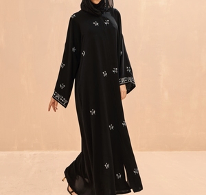 New2026 Dubai Beautiful Black Traditional Islamic Clothing for Women Saudi Arabia Abaya Dubai Abaya Muslim Clothing Gulf Cloths - Product Image 5