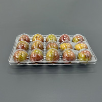 Contenitore per Frutta in PP Personalizzato, Scatola per Imballaggio Frutta Fresca con Chiusura a Scatto