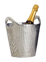 Seau à glace en aluminium nickelé, capacité 5L, style américain, pour fêtes, bars, restaurants, vente en gros personnalisée SINOCS