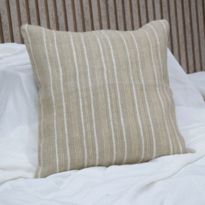Solid Woven Linen Cotton Square Cushion <b>Cover</b> Beige Home Decor Throw Pillow Case Breathable Plain Style Modern Cushion <b>for</b> Home - Product Image 3