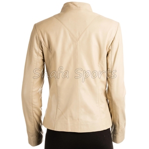 Ladies Street Style Leather Crop <b>Jacket</b> <b>Short</b> Trendy Coat Fashion Slim Shape Winter Outfit Stylish Wear for Girls - Product Image 4