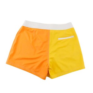 Yellow Orange Quick Dry Drawstring Casual Sport Shorts Men's Sporty Breathable Running Shorts Loose Outdoor Training - Product Image 2