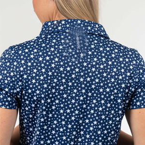 Polo tricoté imprimé pour femme, haute qualité, décontracté, confortable et élégant, idéal pour le quotidien, prix de gros OEM - Product Image 5