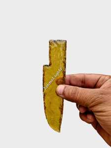 Colección Artesanal de Citrino Pulido con Grabado Láser: Puntos Rituales, Lunas Crecientes y Herramientas - Product Image 5