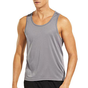 Custom <b>Mens</b> Sleeveless Gym <b>Singlet</b> Breathable Cotton Fitness Tank Top Quick Dry Bodybuilding Workout Sports Clothing OEM Design - Product Image 1