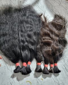 Venta al por mayor mejor calidad Indio virgen Remy extensiones de cabello humano ondulado dibujado a un precio inmejorable - Product Image 4