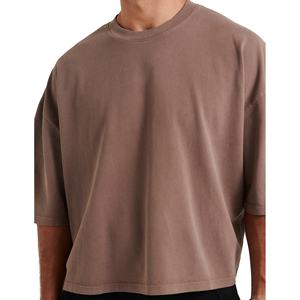 Camiseta Oversize de Algodón Pesado para Hombre, Estilo Urbano, Casual, Personalizable, Venta al por Mayor, Fabricante de Camisetas Oversize de Algodón Pesado - Product Image 6