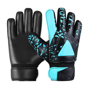 Gants de gardien de but Giga Grip pour hommes, en latex allemand de 4 mm, coupe négative, dos semi-naturel, sangle élastique de 9 cm, gants de match secs - Product Image 1