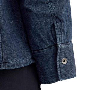 Chaqueta vaquera acolchada tipo barril para mujer, de algodón, estilo oversize, ropa de trabajo, ropa exterior, fabricante OEM de marca privada personalizada - Product Image 3