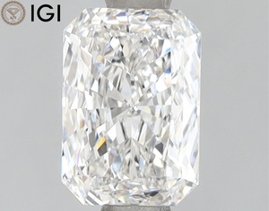 Diamant de 1,06 carat, certifié IGI, cultivé en laboratoire CVD, taille radiant, couleur F, clarté VVS2, pour pendentif personnalisé - Product Image 1