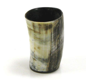 Luxurious Polished Natural Buffalo <b>Black</b> Horn Viking <b>Drinking</b> Horn <b>Glasses</b> Short <b>Glass</b> Animal Style - Product Image 3