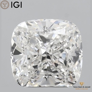 Diamant de laboratoire CVD Pure Brilliance, taille coussin, 3,00 carats, avec certificat IGI, couleur F, clarté VS2, pour bague de mariée - Product Image 1