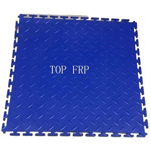 Dalles de sol de garage en PVC à emboîtement haute résistance, best-seller / Tapis de sol en PVC à emboîtement amovibles pour entrepôt - Product Image 2