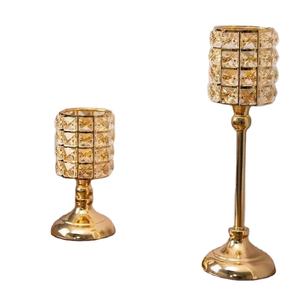 Diseño de pilar de vela Ocasional Usado de alta calidad Superventas Diseño de cristal en forma de portavelas - Product Image 1