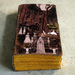 Grimorio de Cuero Personalizado para Halloween, Diario Gótico, Cubierta Impresa, Libro de Hechizos de 400 Páginas, Cuaderno de Brujería y Wicca - Product Image 4