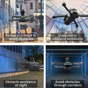 <b>Camera</b> GPS L200 MINI Drone 6-Axis Gimbal Dual <b>Camera</b> 5G WIFI 3KM 25Mins Flight Time Remote Control RC Hand Control Quadcopter - Product Image 6