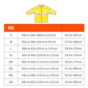 Veste de sécurité haute visibilité réfléchissante et respirante pour la construction, la protection incendie, l'utilisation en extérieur, vêtements de travail haute visibilité, 100% polyester - Product Image 4