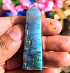 Torre de Cristal de Labradorita Natural, Obelisco Pulido, Piedra Curativa para Reiki, Meditación, Marca Chakralume de Rajasthan - Product Image 4