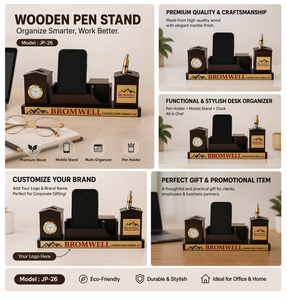 Industrial Style Personalized Printed Wooden Table <b>Top</b> for Promotional Office Use - Product Image 3