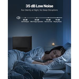 Congelatore Frigorifero Compatto a Due Porte da 3.2 Cu.Ft ad Alta Efficienza Energetica con 3 Ripiani a Temperatura Regolabile per Uso Domestico - Product Image 5