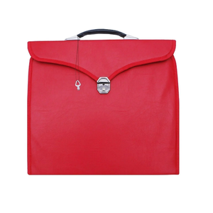 Bolsas y estuches personalizados con logo a color, estilo maleta con cierre de cremallera, para regalia masónica y cosméticos - Product Image 5