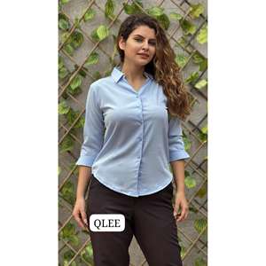 Camisas de Vestir Profesionales para Mujer Laxmi Lifestyle, Corte Entallado, Cómodas, para Uso Diario en la Oficina, Paquete al por Mayor - Product Image 1