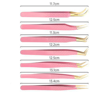 แหนบต่อขนตา SHEARS BEAUTY ระดับมืออาชีพ ทำจากสแตนเลสสตีล ปลายไฟเบอร์แม่นยำ ลายหัวใจ สีสันสดใส บริการสั่งทำพิเศษ - Product Image 5