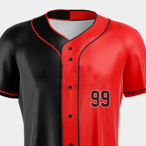 Produsen OEM Pakaian Olahraga Bernapas Berkualitas Tinggi Jersey Baseball Untuk Klub Dan Tim  Pemasok Grosir Kaos Baseball Kustom - Product Image 3
