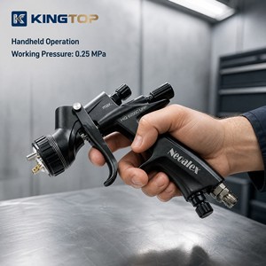 Pistolet à peinture à alimentation par gravité 6200 avec gobelet pour la retouche automobile et les revêtements généraux - Product Image 5