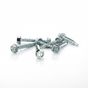 Tornillos Autoperforantes de Cabeza Hexagonal Clase 4.8 y 6.8, Acero al Carbono Galvanizado, Rosca Gruesa, Fijaciones para Madera y Metal, Marca PDC, Modelo 16 - Product Image 6