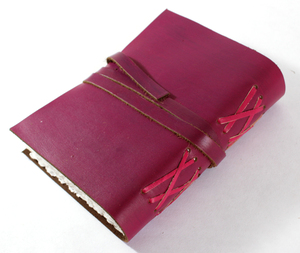 Wholesale Handmade Eco Friendly Leather Hard Cover Vintage Diary <b>Notebook</b> <b>A5</b> Size Gift for Students Travel - Product Image 5