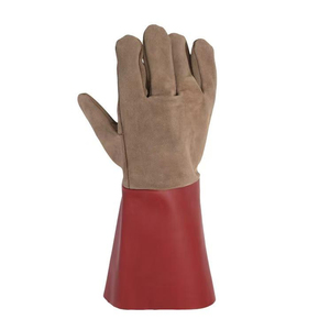 Guantes de Seguridad Resistentes al Calor, Transpirables, de Dedo Completo, de Alta Calidad, Hechos de Cuero Personalizado - Product Image 2
