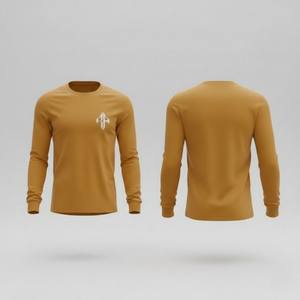 Camiseta de Manga Larga para Hombre, Cuello Redondo, 100% Algodón, Estilo Casual Personalizado, Talla Grande, RIVIAN ATLANTIC, Calidad Premium 2026 - Product Image 1