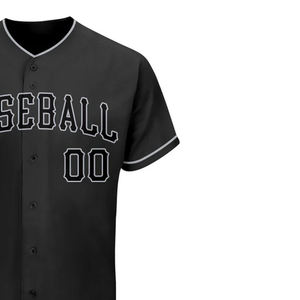Maillot de baseball personnalisé pour équipe, couleur rose, 100 % coton, imprimé DTF, chemise boutonnée, logo OEM, vente en gros, uniformes sportifs - Product Image 2