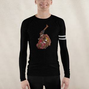 Camiseta de Manga Larga para Hombre con Estampado de Robot Cyberpunk, Sublimación, Secado Rápido, Poliéster, Talla Adulto - Product Image 1