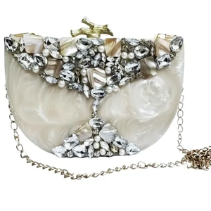 Bolso de Mano de Resina Personalizado con Diseño Floral, Hecho a Mano, de Alta Calidad, Nuevo Diseño de Resina Epoxi para Mujer, de Uttar Pradesh FAIZA CRAFT - Product Image 6