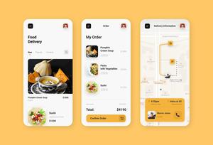 Aplicación Móvil Profesional para Entrega de Comida, Pedidos en Múltiples Restaurantes, Seguimiento en Tiempo Real, Entrega Rápida para Linux, MAC e Internet - Product Image 3